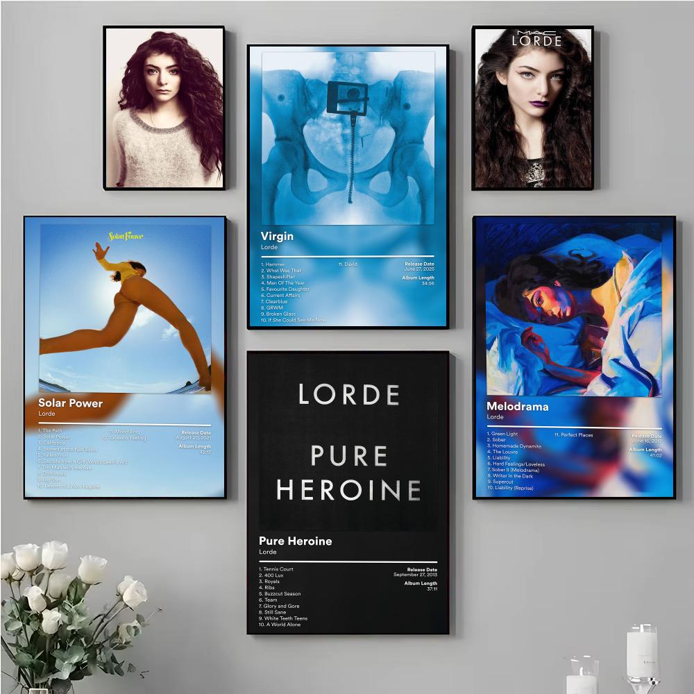 Home Office Alternative - Alternative Pop L-Lorde Poster Musikalbum Wandkunstdruck