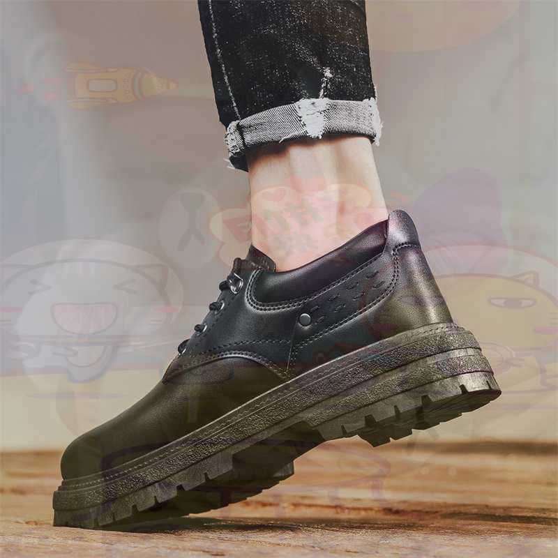 Home Office 365 - Dunkles Naturleder, modische Turnschuhe, Tennis-Herren-Turnschuhe, modische