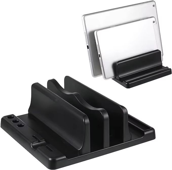 Home Office Laptop - Büro-Laptopständer aus ABS-Kunststoff, vertikal, spart Platz