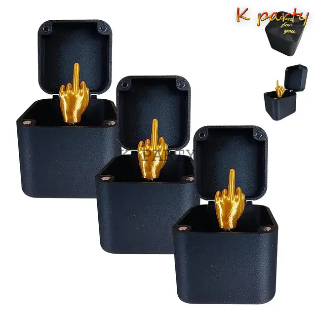 Home Office Architecture - Interessantes Streich-Geschenk, Mittelfinger im Karton, lustige