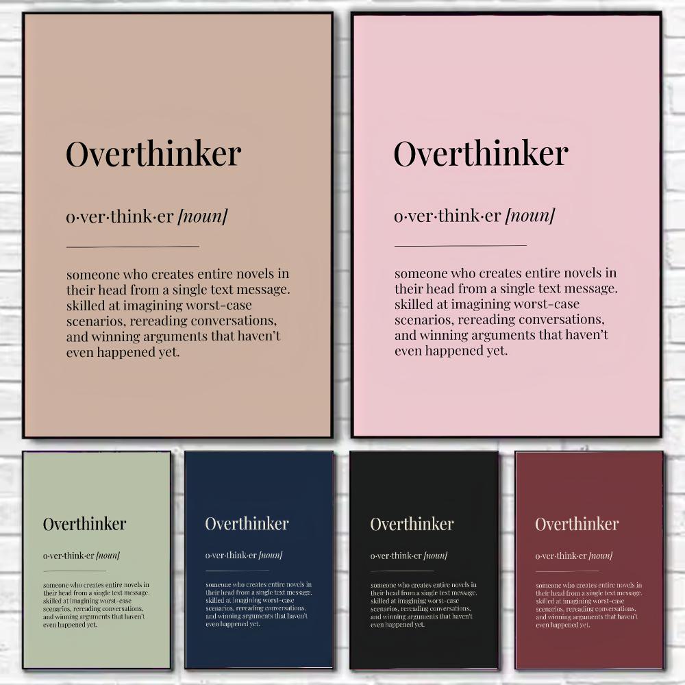 Home Office Dictionary - Lustige Überschätzer-Definition HD Wandkunst Poster Wörterbuch