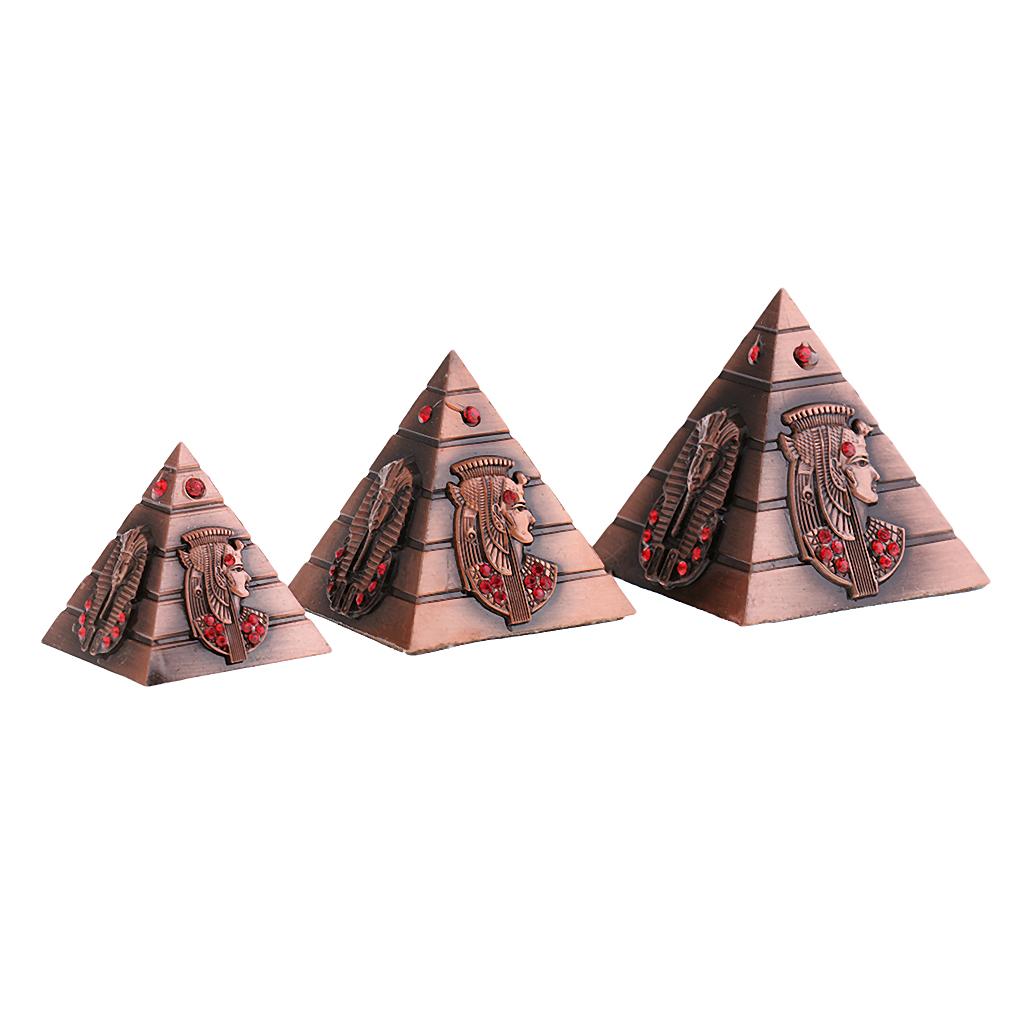 Metall-Pyramiden-Statue Ägypti – Home Office Architecture Bewertung und Preis