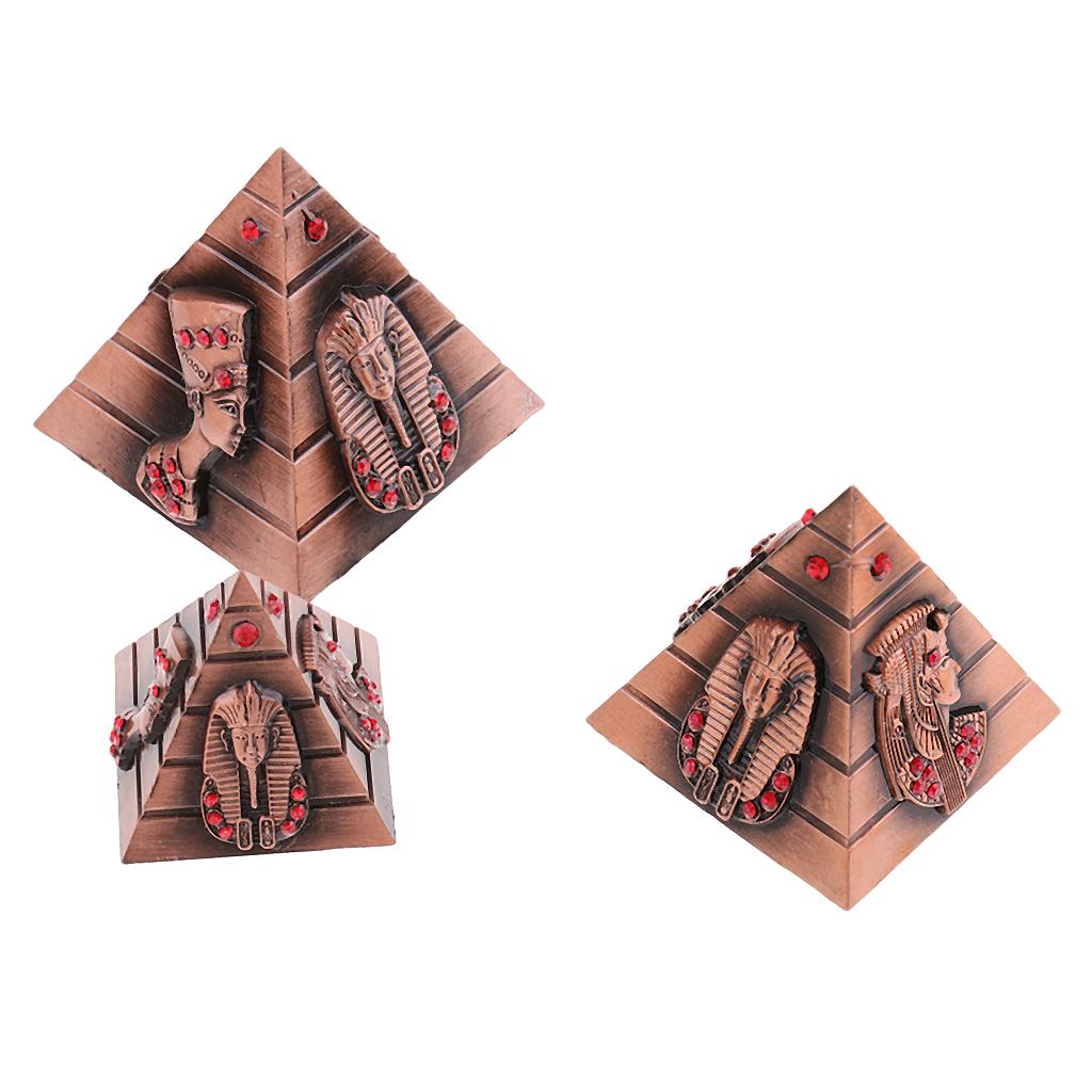 Metall-Pyramiden-Statue Ägypti – Home Office Architecture Bewertung und Preis