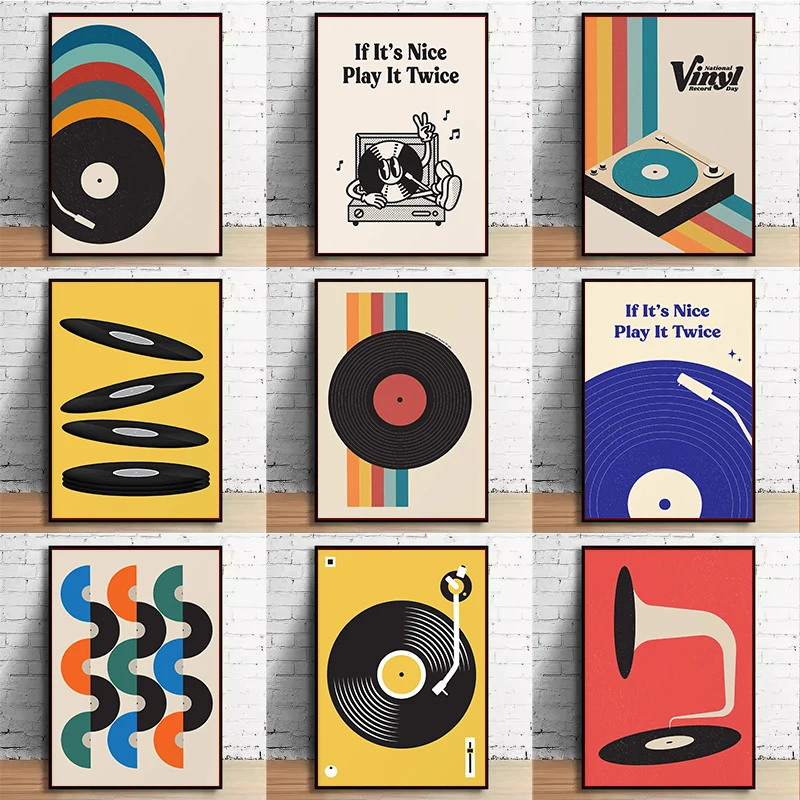 Mid-Century Vinyl-Schallplatte – Home Office Youtube Bewertung und Preis