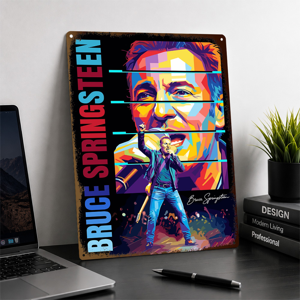 Bruce Springsteen Farbblock-Al – Home Office Alternative Bewertung und Preis