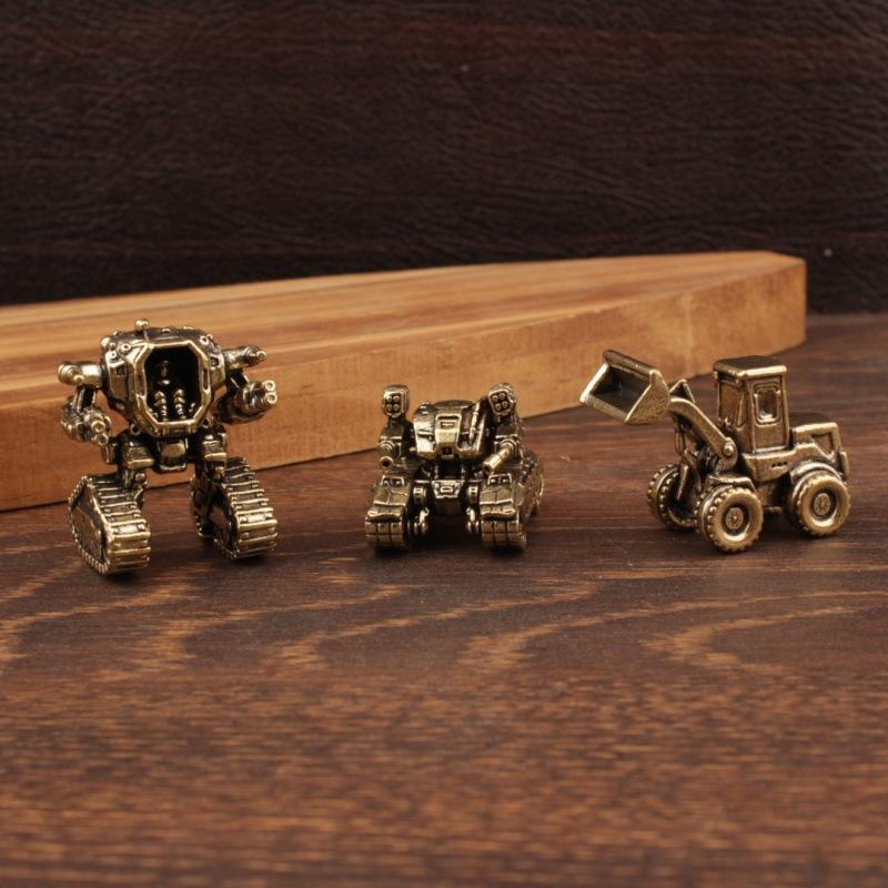 Messing-Bulldozer-Statue Archi – Home Office Architecture Bewertung und Preis