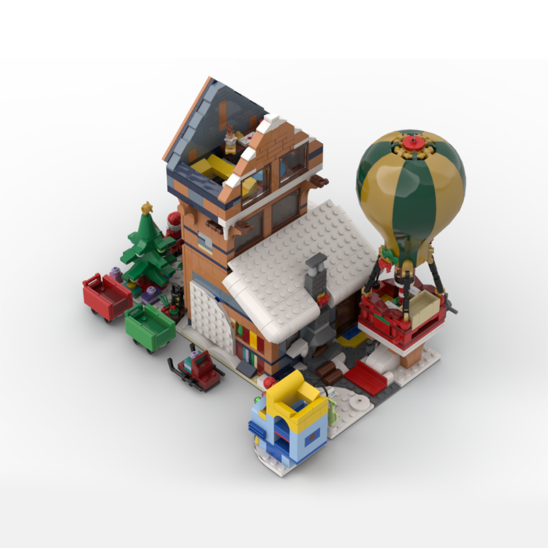 1439 Teile MOC Modulares Winte – Home Office Architecture Bewertung und Preis