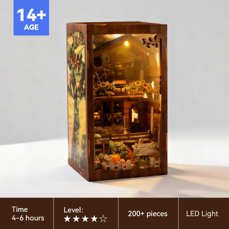 Miniatur-Bücherregal aus Holz  – Home Office Architecture Bewertung und Preis