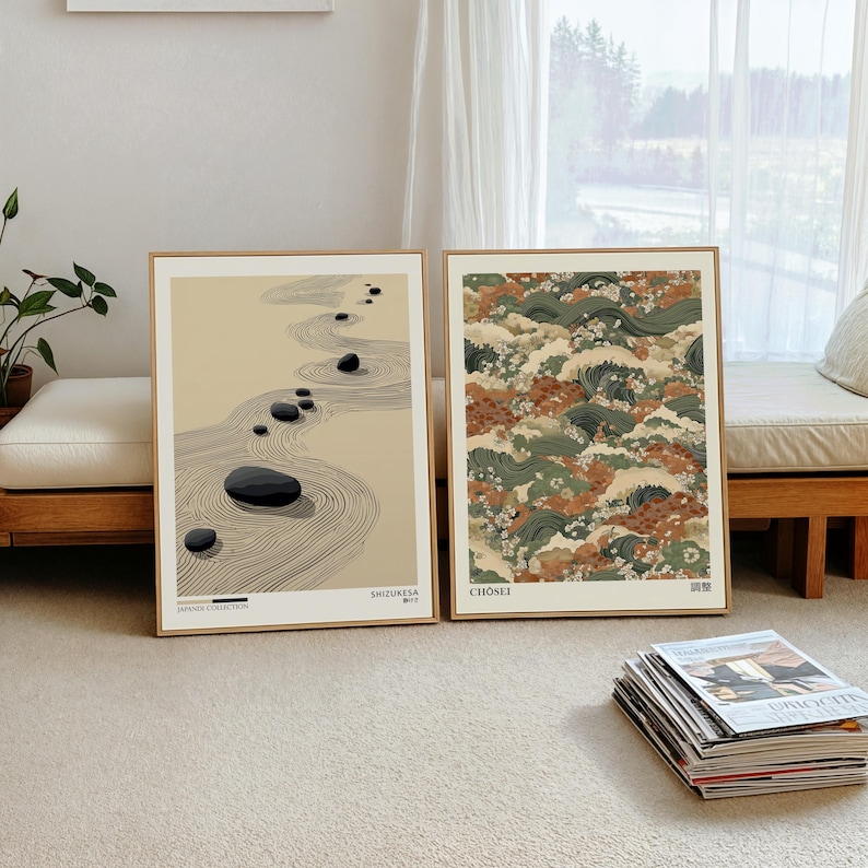 2 Stück Japandi Zen Leinwand-W – Home Office Youtube Bewertung und Preis