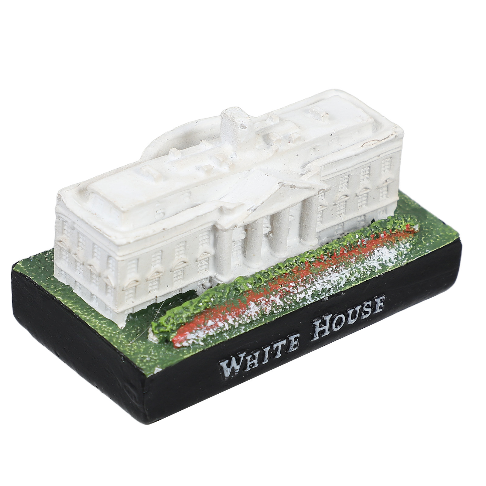 Elegante weiße Haus-Harzstatue – Home Office Architecture Bewertung und Preis